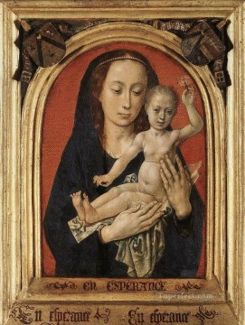  triptych Canvas - Mary Triptych Hugo van der Goes
